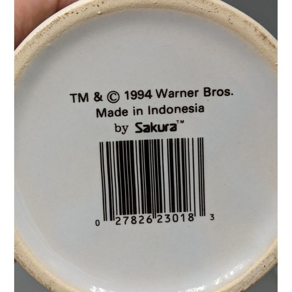 Vintage Warner Bros By Sakura Marvin Martin Christmas Mugs Set Of 2 1994 - Picture 7 of 7